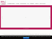 Tablet Screenshot of clinicaravenna-madrid.com